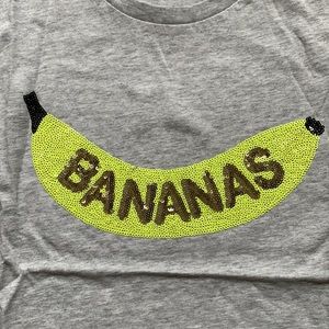 Girls Sequence grey tshirt NWT size 14